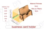 Arquivos SVG para corte a laser de porta-cartões de visita - Imagem 2