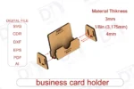 Arquivos SVG para corte a laser de porta-cartões de visita - Imagem 3