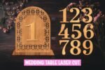 12 Números de Mesa para Casamento em SVG - Imagem 10