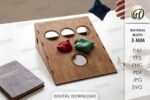 Pacote de Jogos de Tabuleiro 3D Cortados a Laser - Imagem 6