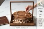 Pacote de Jogos de Tabuleiro 3D Cortados a Laser - Imagem 11