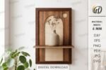 Conjunto de Prateleiras Decorativas 3D Cortadas a Laser - Imagem 2