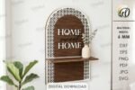 Conjunto de Prateleiras Decorativas 3D Cortadas a Laser - Imagem 3