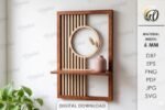 Conjunto de Prateleiras Decorativas 3D Cortadas a Laser - Imagem 10