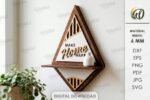 Conjunto de Prateleiras Decorativas 3D Cortadas a Laser - Imagem 8