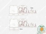 Estatísticas de nascimento de coala em 3D a laser SVG DXF - Imagem 4