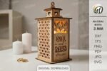 Conjunto de lanternas de casamento personalizadas em 3D - Imagem 4