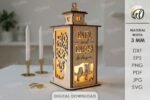 Conjunto de lanternas de casamento personalizadas em 3D - Imagem 3