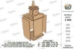 Conjunto de lanternas de casamento personalizadas em 3D - Imagem 13