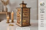 Conjunto de lanternas de casamento personalizadas em 3D - Imagem 7