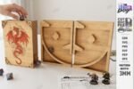 Conjunto de Torre de Dados 3D para RPG Cortada a Laser - Imagem 2