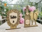 Números de mesa e suporte para casamento em 3D - Imagem 2