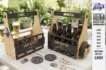 Conjunto de suporte para garrafas de cerveja cortado a laser - Imagem 3