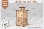Conjunto de Lanternas Celestiais Cortadas a Laser - Imagem 5