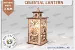 Conjunto de Lanternas Celestiais Cortadas a Laser - Imagem 4