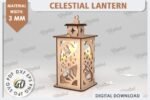 Conjunto de Lanternas Celestiais Cortadas a Laser - Imagem 3