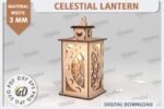 Conjunto de Lanternas Celestiais Cortadas a Laser - Imagem 2