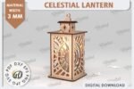 Conjunto de Lanternas Celestiais Cortadas a Laser - Imagem 11