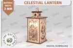 Conjunto de Lanternas Celestiais Cortadas a Laser - Imagem 10