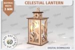 Conjunto de Lanternas Celestiais Cortadas a Laser - Imagem 8