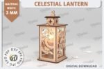 Conjunto de Lanternas Celestiais Cortadas a Laser - Imagem 7