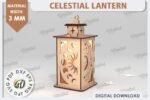 Conjunto de Lanternas Celestiais Cortadas a Laser - Imagem 6