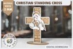 Conjunto de cruzes cristãs cortadas a laser - Imagem 6