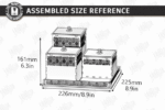 Caixa de armazenamento modular decorativa cortada a laser - Imagem 11