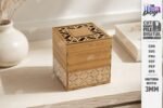 Caixa de armazenamento modular decorativa cortada a laser - Imagem 5