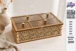 Caixa de armazenamento modular decorativa cortada a laser - Imagem 3