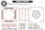 Conjunto de Bandeja para Dados Cortada a Laser | Jogos de Tabuleiro - Imagem 14