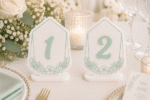 Números de mesa em arco floral SVG - Imagem 2
