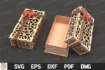 Conjunto de caixas de presente cortadas a laser em SVG - Imagem 4