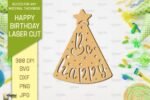 Kit de decoração de aniversário com corte a laser - Imagem 7