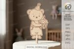Conjunto de enfeites para bolo de aniversário infantil a laser - Imagem 11