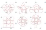 Pacote de Quebra-Cabeças Educativos Infantis em SVG - Imagem 6