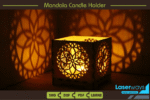 Porta-velas Mandala Lotus, Lanterna de Chá - Imagem 3