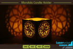 Porta-velas Mandala Lotus, Lanterna de Chá