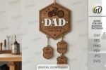 Kit de Decorações de Parede Personalizadas para o Dia dos Pais - Imagem 9