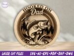 Arquivo SVG personalizado para o Dia dos Pais com tema de pesca - Imagem 2