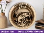 Arquivo SVG personalizado para o Dia dos Pais com tema de pesca - Imagem 3