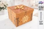 Conjunto de caixas de presente personalizadas cortadas a laser - Imagem 3