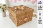 Conjunto de caixas de presente personalizadas cortadas a laser - Imagem 6