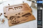 Jogo de tabuleiro Cribbage para viagem com laser - Imagem 10