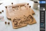 Jogo de tabuleiro Cribbage para viagem com laser - Imagem 2