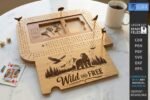 Jogo de tabuleiro Cribbage para viagem com laser - Imagem 4