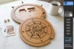 Jogo de tabuleiro Cribbage para viagem com laser - Imagem 5