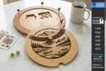 Jogo de tabuleiro Cribbage para viagem com laser - Imagem 6