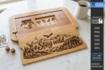 Jogo de tabuleiro Cribbage para viagem com laser - Imagem 9