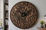 Kit relógios de parede signos do zodíaco